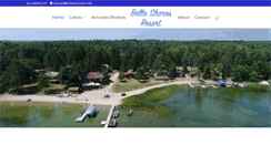 Desktop Screenshot of belleshoresresort.com